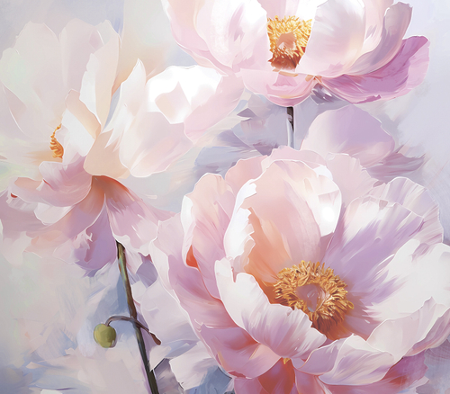 Картина на стекле Peonia/Пион