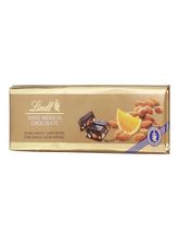 Тёмный шоколад Lindt с апельсином и миндалем 300 г