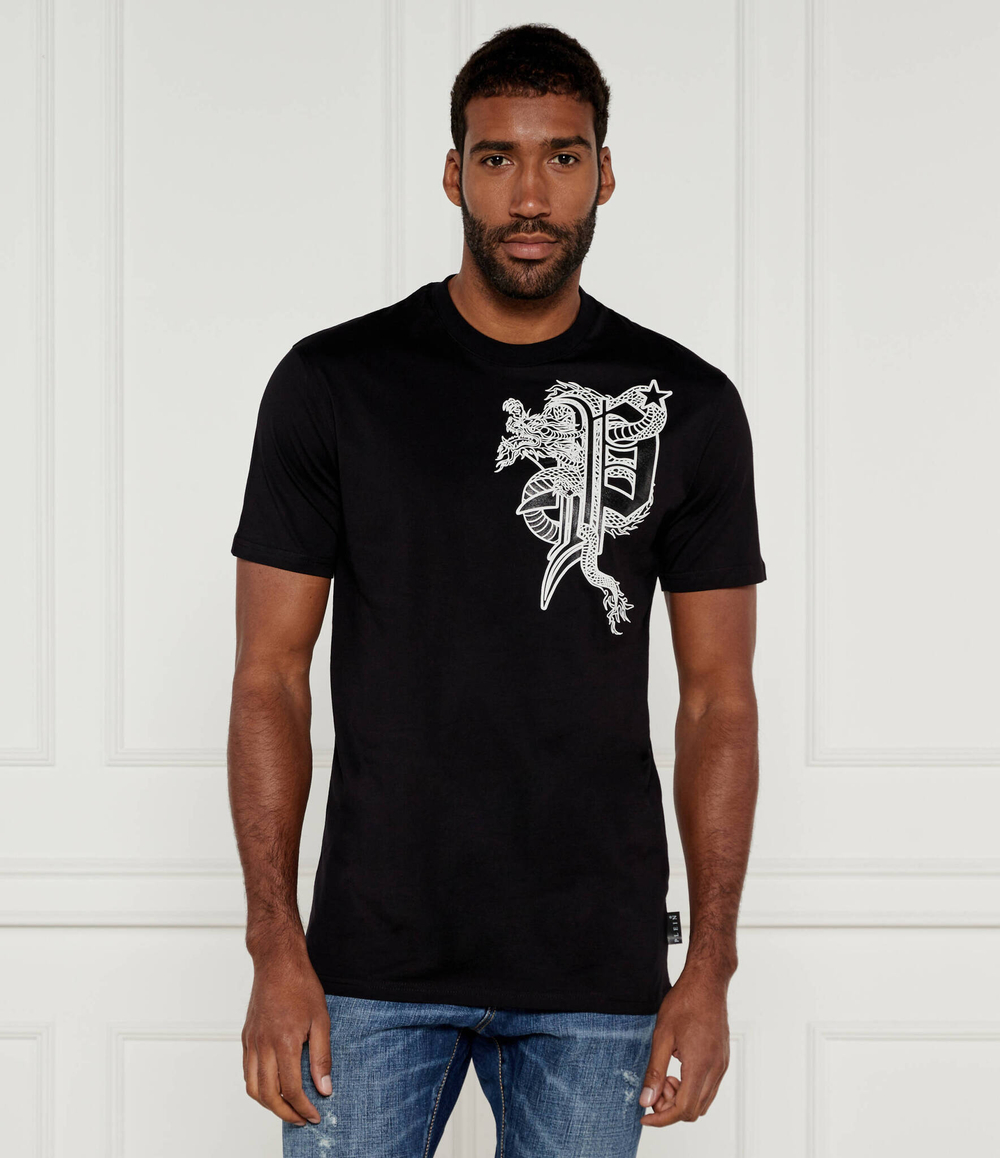 Футболка Dragon Philipp Plein - черный(MTK7718 PJY002N)