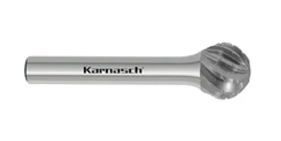 Борфреза твердосплавная Karnasch форма M, 6х18х6х50 мм, насечка HP-3 PRO, покрытие Green-Tec, арт. 11.6099-010