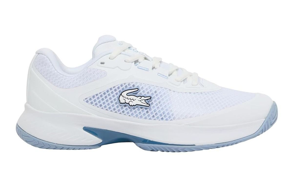 Женские Кроссовки теннисные Lacoste Tech Point Tennis - white/light blue
