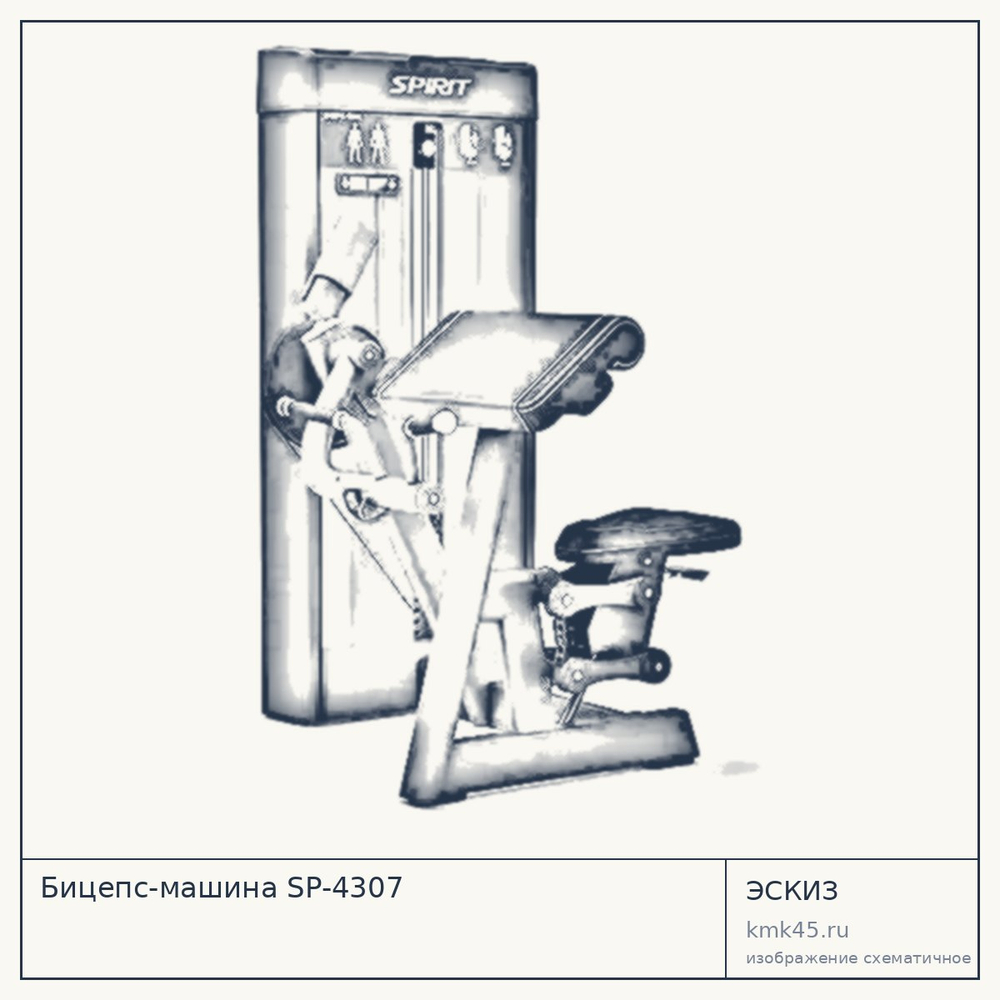 Бицепс-машина SP-4307 — от 285 000 ₽