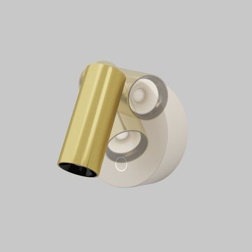 Настенный светильник LED 3W 3000K C081WL-L3WBS3K белый/латунь Twist Maytoni