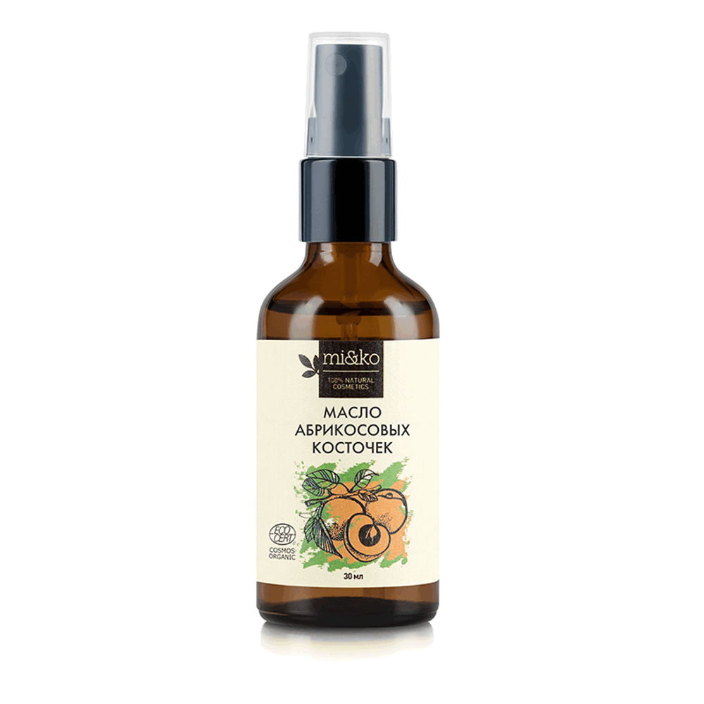 Абрикосовых косточек масло рафинированное 30 мл COSMOS ORGANIC (Mi&ko)