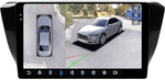 Магнитола для Skoda Superb B8 2015+ (без штатного усилителя) - FarCar BX3002M-360 монитор 10.36" 2K QLED на Android 13, Быстрая, CarPlay, 4G SIM-слот, 4 камеры в комплекте