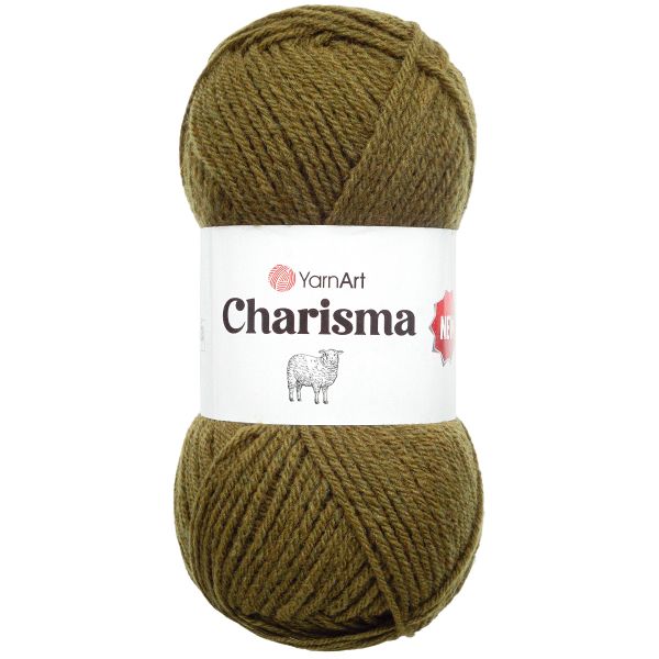 Пряжа YarnArt (ЯрнАрт) Charisma / уп.5 мот. по 100 г, 200м, 530 болотный