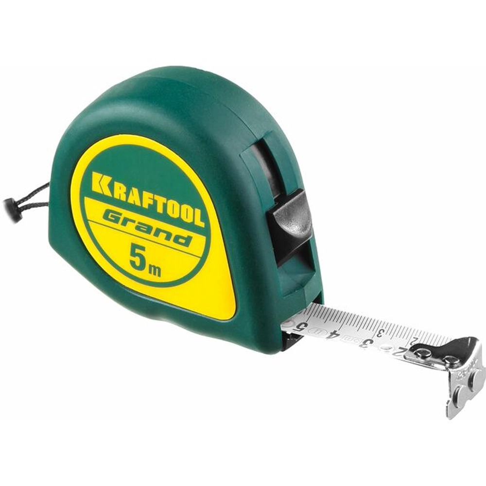 KRAFTOOL 5 м х 19 мм, рулетка GRAND 34022-05-19