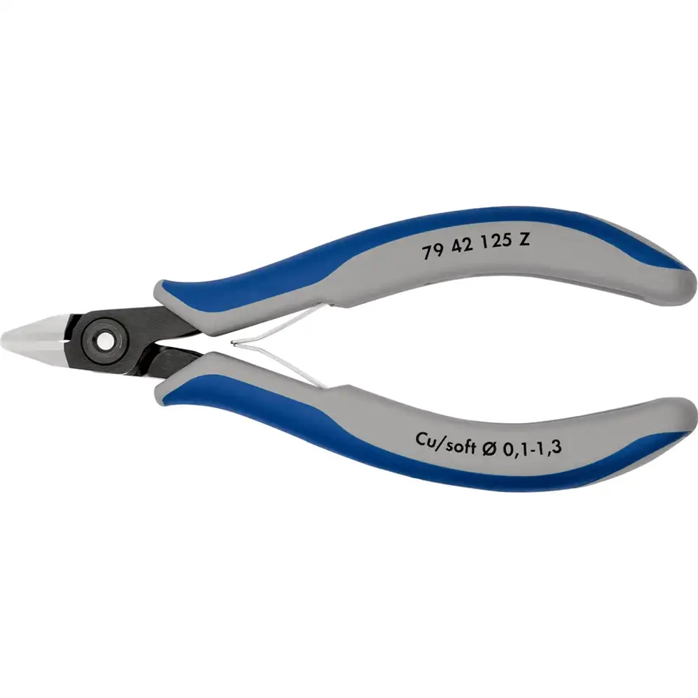 Прецизионные кусачки боковые для электроники чернёные 125 мм Knipex 79 42 125 Z