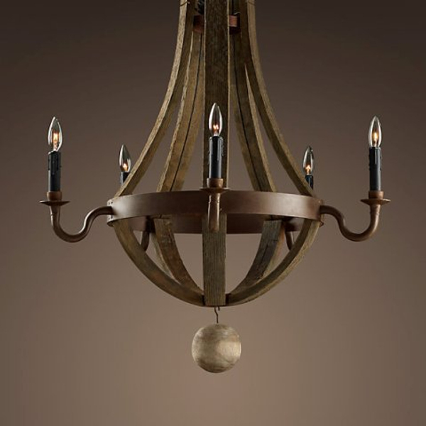 Люстра Restoration Hardware Вайн Баррел