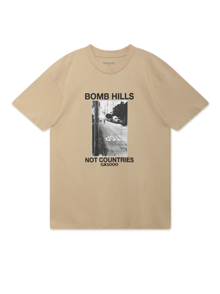 Футболка Кор. Рукав Bomb Hills Not Countries Tee - Sand W/ Black