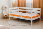 Кровать подростковая "Софа" 180*90 см белый 1 борт, (Pirogova wood)