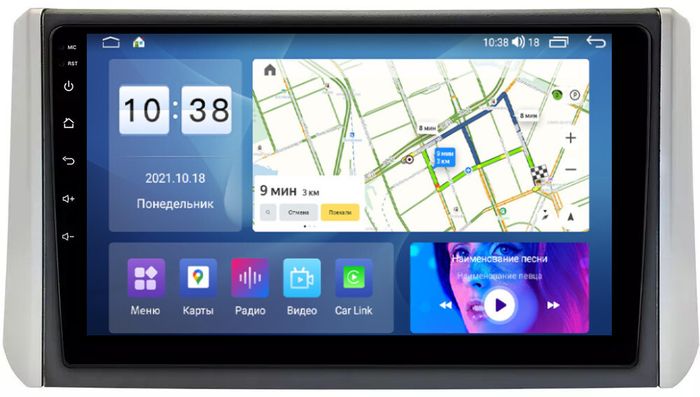 Магнитола для Mitsubishi Xpander, Xpander Cross (рамка под 9") - Parafar PF331UHD на Android 13, Быстрая, QLED, CarPlay, 4G SIM-слот
