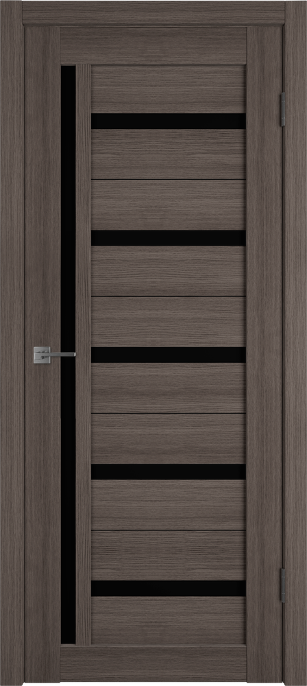 Дверь Atum 18 / Grey / Black Gloss / Владимирские двери Дверь Atum 18 / Grey / Black Gloss / Владимирские двери