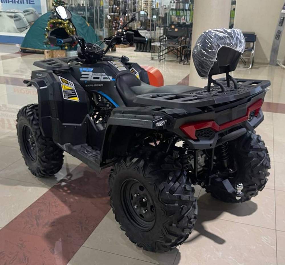 Квадроцикл (комплект для сборки) Explorer 300 4х2 Черный матовый (RR)