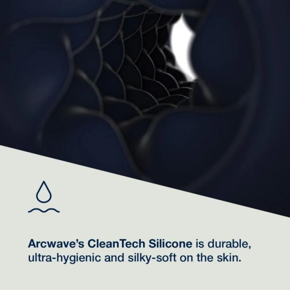 Синий мастурбатор с контролем всасывания Arcwave Pow Stroker (Цвет: синий)