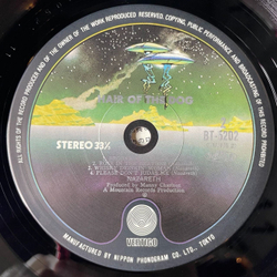 Винтажная виниловая пластинка LP Nazareth Hair Of The Dog (Japan 1978) (No Obi) Rose In The Heather