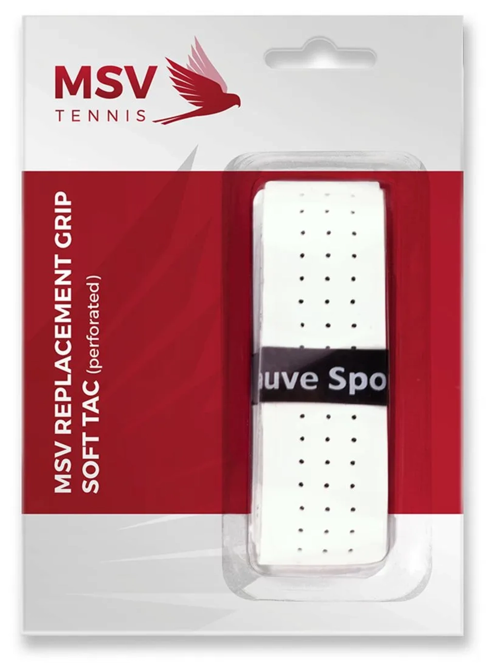Базовая теннисная намотка MSV Soft Tac Perforated 1P - white
