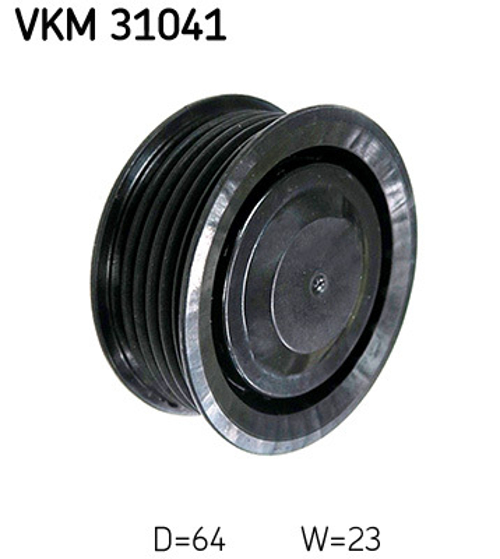 SKF - VKM31041-SKF - Deflection/Guide Pulley, V-ribbed belt