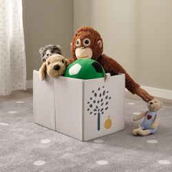 IKEA BARNDRÖM  (ИКЕА БАРНДРЁМ)  -  Коробка - бежевый 26х37х26 см