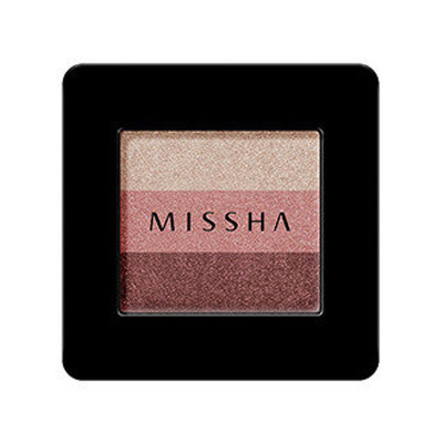 Missha Triple Shadow 06 Marsala Red Тройные тени для век красный марсала, 2 гр