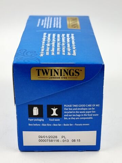 Чай черный Twinings "Lady Grey tea" с добавками 25 пакетиков 50 г (из Финляндии)