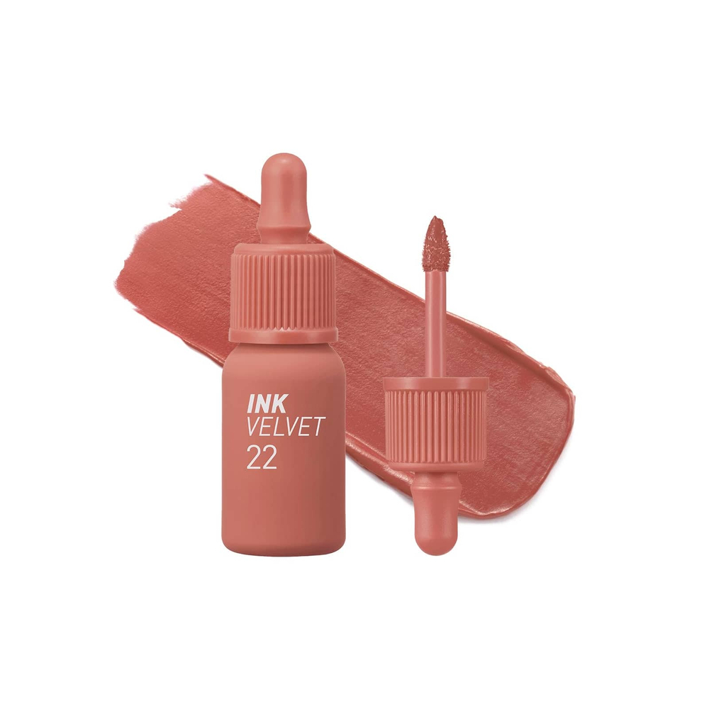 Peripera, Ink Velvet, тинт для губ, оттенок 22 Bouquet Nude, 4 г (0,14 унции)