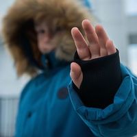 Парка зимняя мембранная "Джинс" подростковая