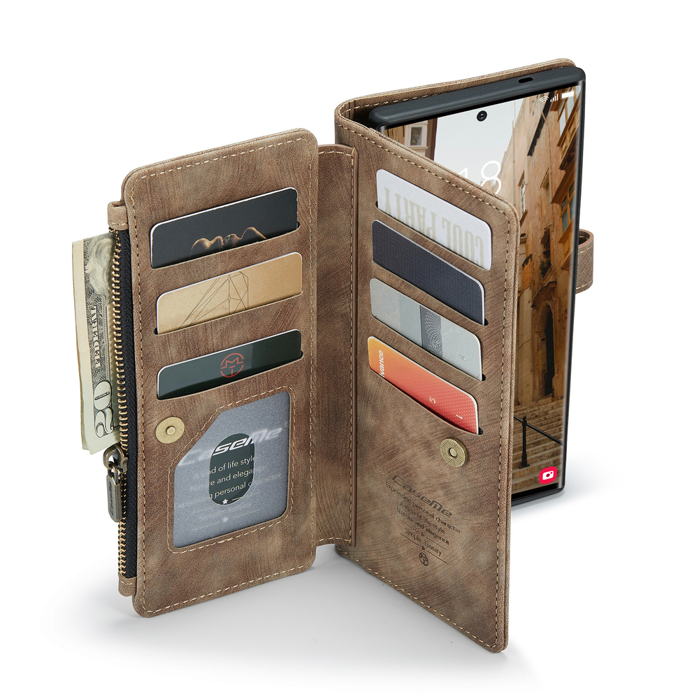 Многофункциональный чехол-кошелек CaseMe 3 in 1 Matte Wallet для Samsung Galaxy S26 Ultra