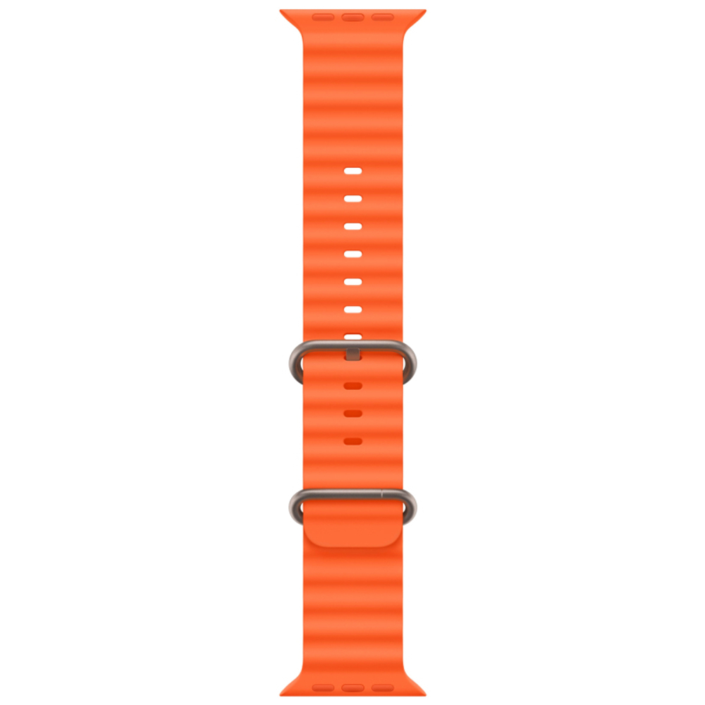 Apple Watch Ultra 2, 49 мм, GPS + Cellular, корпус из титана, ремешок Ocean оранжевого цвета