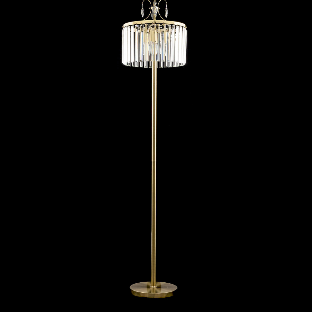 Citilux Инга CL335943 Торшер хрустальный Бронза