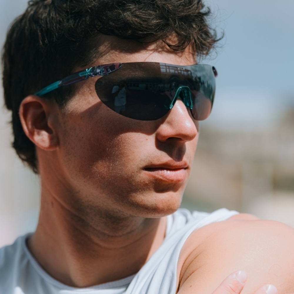 Спортивные очки с диоптриями HILX Domain Shiny Crystal Purple / Black Mirror Lens