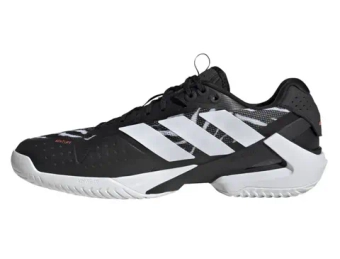 Мужские кроссовки теннисные Adidas Adizero Ubersonic 5 M - core black/cloud white/solar turbo