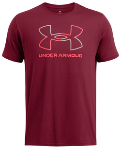 Мужская теннисная футболка Under Armour Men's Foundation Short Sleeve - красный