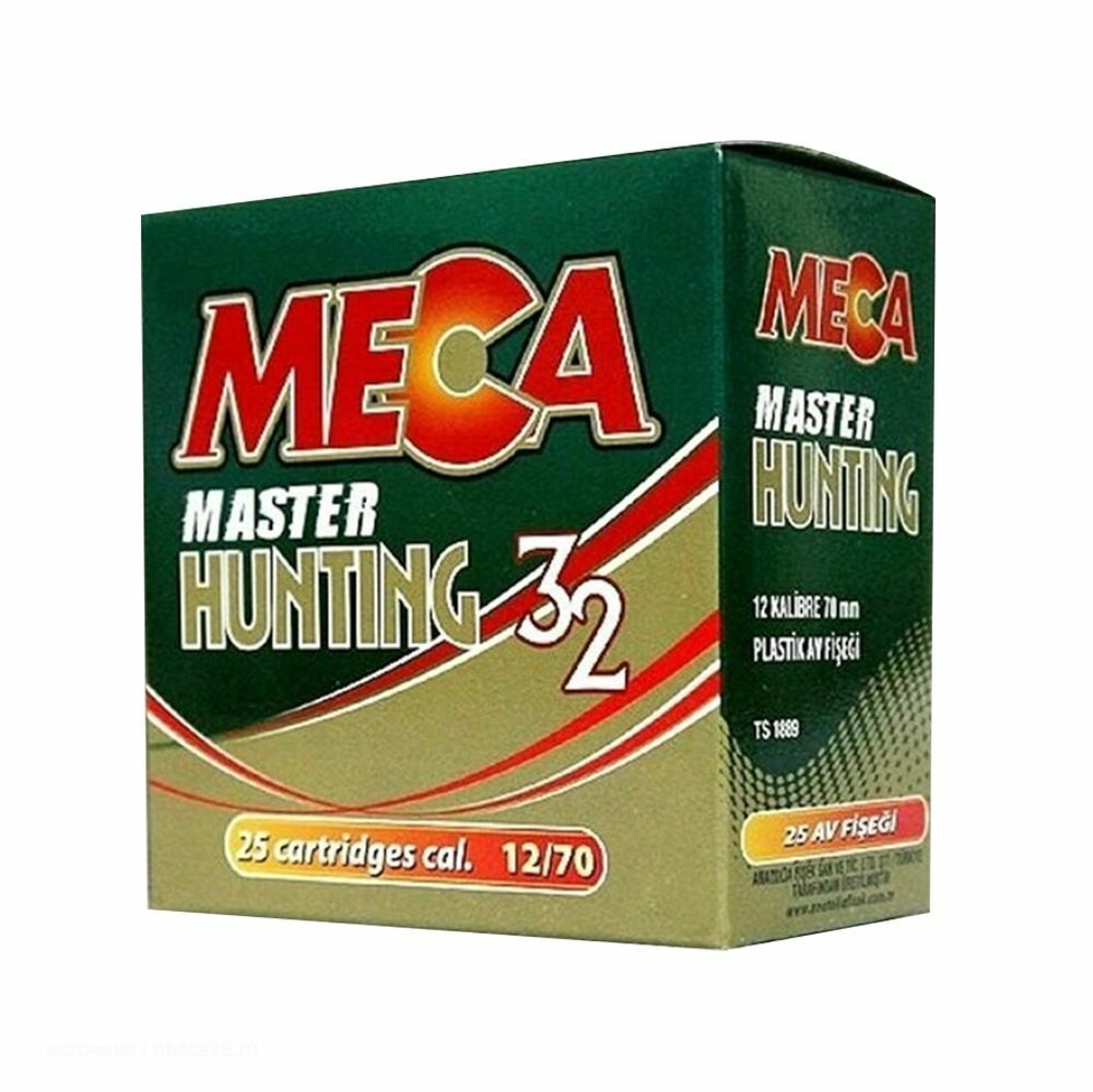 Патрон 12/70 Meca №3 32 гр., коробка 25 шт.