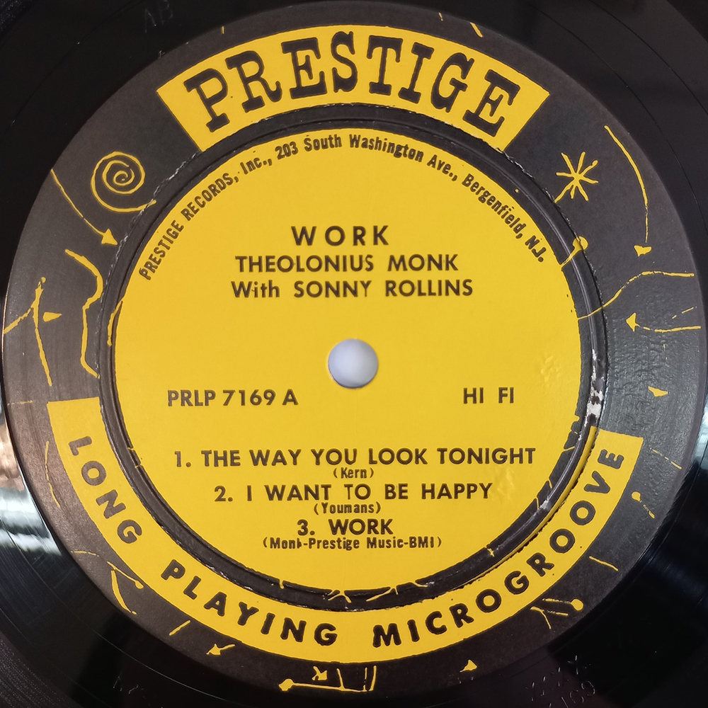 Thelonious Monk, Sonny Rollins / Work! (LP)