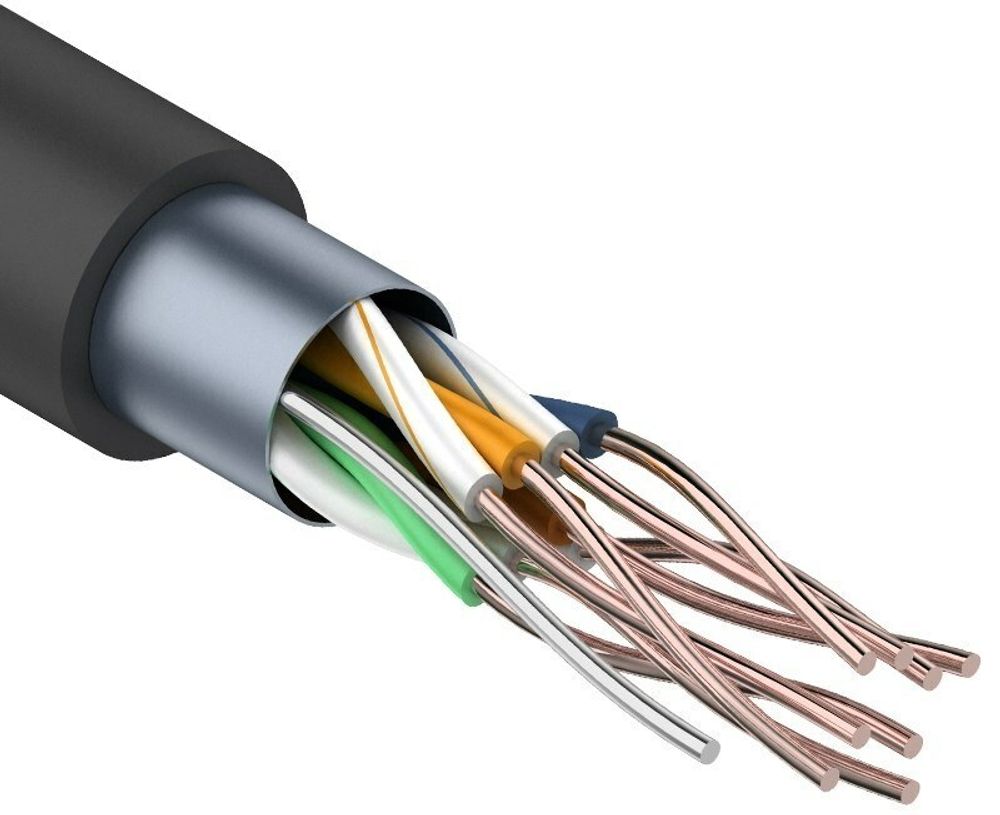 FTP 4PR 24AWG CAT5e 305м OUTDOOR кабель