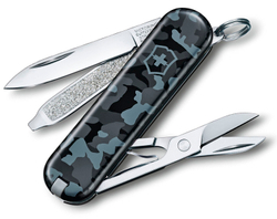 Нож Victorinox Classic SD, 58 мм, 7 функций, морской камуфляж