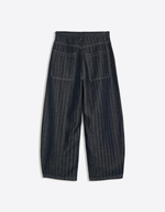 Мужские джинсы baggy fit с фактурой в полоску - BERSHKA