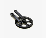 Шатуны-система TRIX, 1ск., 1/2"х1/8", 48 зуб., сталь с защитой, шатуны 170мм, резьба 9/16", под квадрат, черные