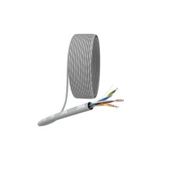 Кабель витая пара ЭРА SIMPLE U/UTP 4x2x24 AWG Cat5e CCA LSZH нг(А)-HF серый 305м | LAN-кабель витая пара без экрана U/UTP-CCA