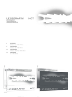 Альбом LE SSERAFIM - HOT 5th Mini Album WVS ALBUMS RANDOM Version