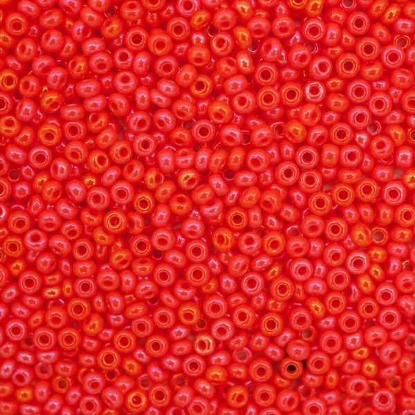Бисер Preciosa 10/0 (2.3 мм), 100 г (5х20 г), непрозрачный с радужным покрытием, цв. 94140