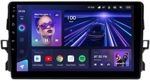 Магнитола для Toyota Auris E150 2006-2012 - Teyes CC3 Android 10, Быстрая, CarPlay, SIM-слот