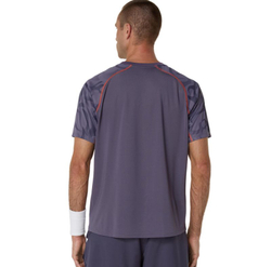 Мужская теннисная футболка Asics Game Short Sleeve - greyish purple