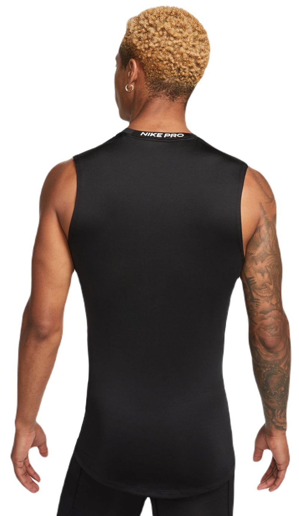 Компрессионка  Nike Pro Dri-Fit Tight Sleeveless фитнес Top - черный