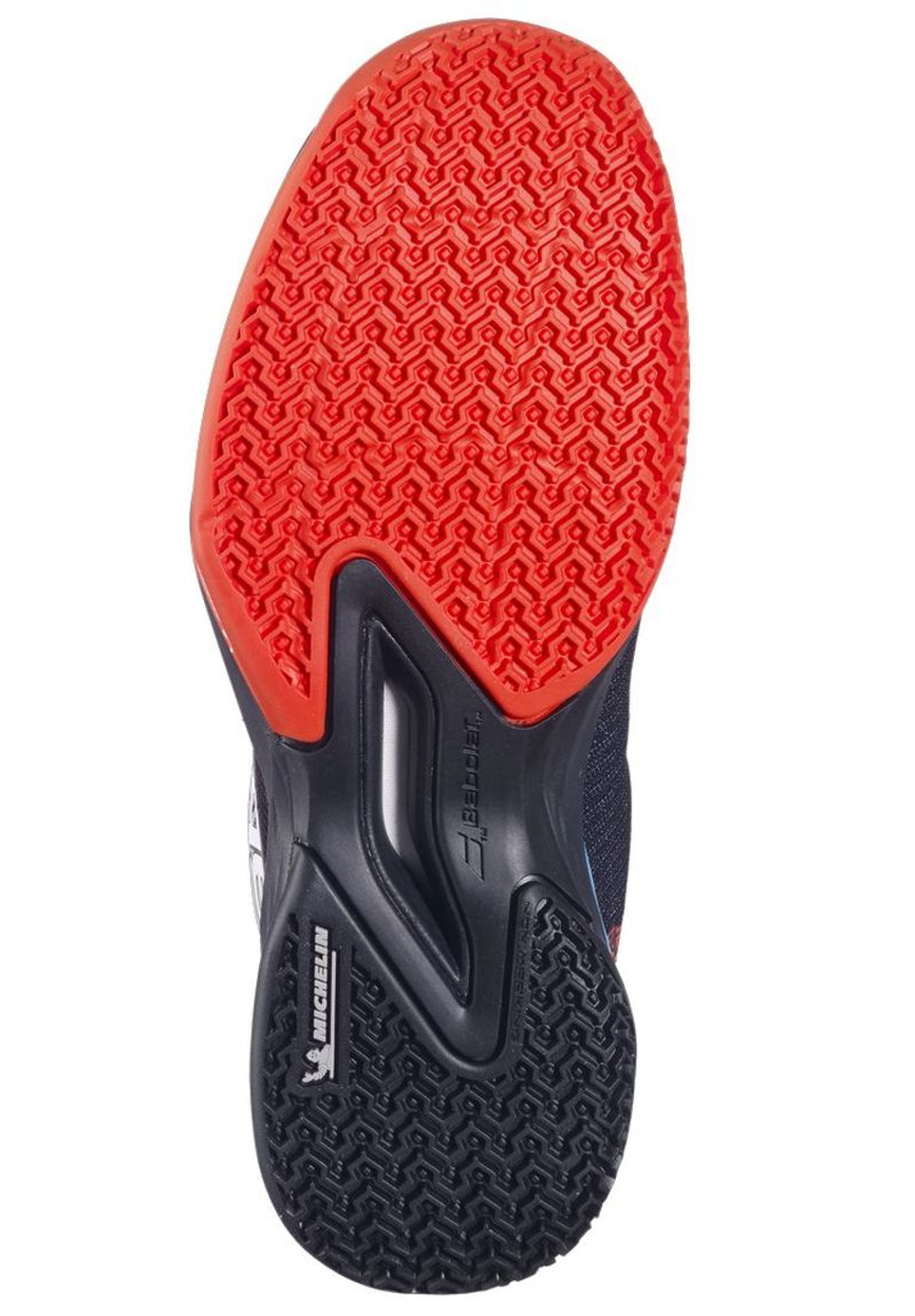 Юниорские кроссовки для падела Babolat Jet Premura 2 Junior - black/tomato red