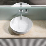 Тумба подвесная Sancos Snob R, Bianco 995х445х500, под столешницу без отверстия под смеситель, цвет Kreman, арт. SNR100W