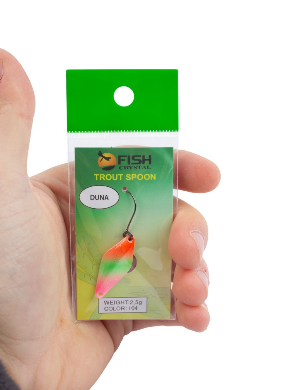 Блесна Fish Crystal DUNA 30 мм 2.5 г на форель цвет 104