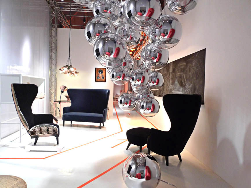 Подвесной дизайнерский светильник  Mirror Ball от Tom Dixon (серебряный)