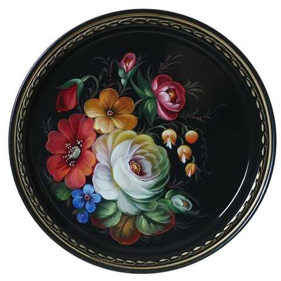 Zhostovo metal tray A5D051026188